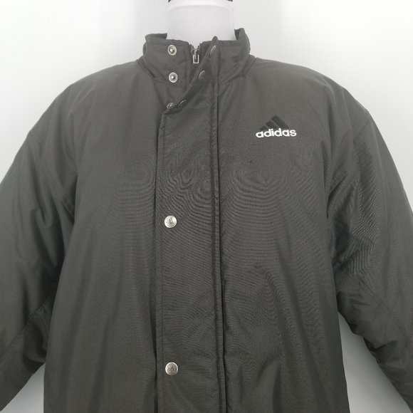 grey adidas puffer jacket